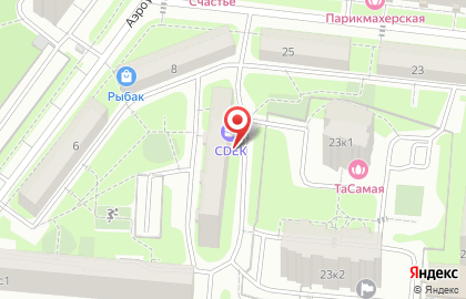 Служба доставки и логистики Сдэк на Нелидовской улице на карте