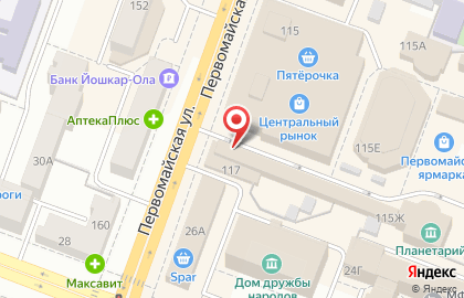 Сервисный центр Ноутбук-сервис на Первомайской улице на карте