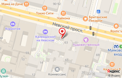 Доставка еды из кафе GREENBOX в Санкт-Петербурге на карте