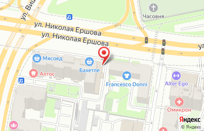 Банкомат АК Барс на улице Николая Ершова, 8 на карте