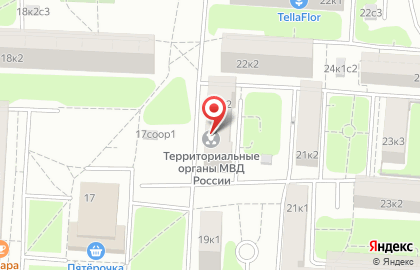 Отдел МВД России по Южнопортовому району г. Москвы на карте