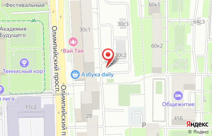 Автостоянка №10, МГСА, Московский городской союз автомобилистов на карте