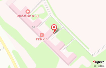 Новосибирская психиатрическая больница №3 на Красноводской улице на карте