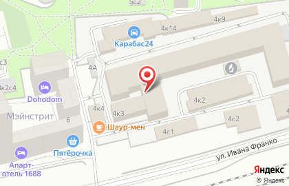 Компания по ремонту мебели Рем-мебель на улице Ивана Франко на карте