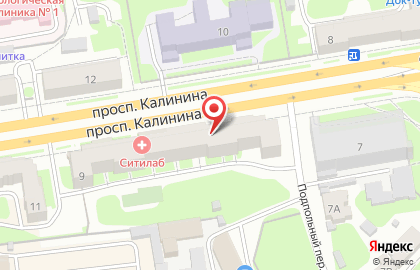 Мастерская по изготовлению ключей на Калинина на карте