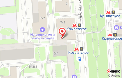 Магазин овощей и фруктов в Москве на карте