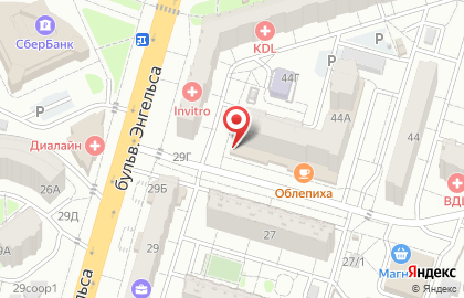 Служба доставки фудбоксов pro Brunch в Красноармейском районе на карте