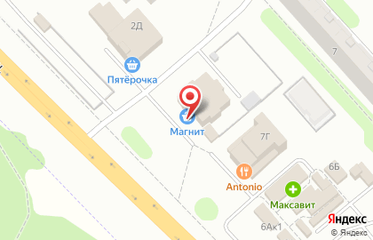 Супермаркет Магнит в Иваново на карте