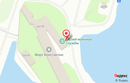 Музей Форт Константин в Кронштадтском районе на карте