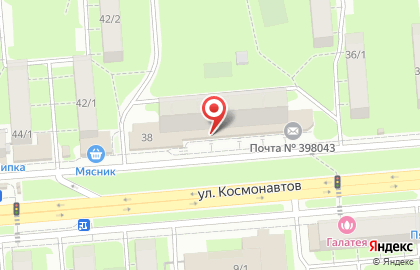 Мебельная фирма Шатура-мебель на улице Космонавтов на карте