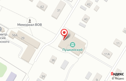 Сельский дом культуры Пушкинский на улице 40 лет Победы на карте