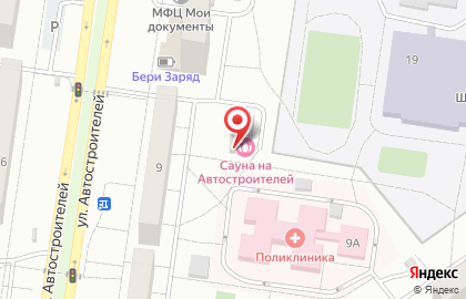 Сауна в Тольятти на карте