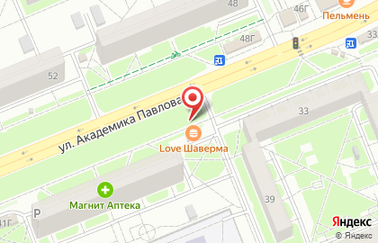 Магазин Пивная бочка на улице Академика Павлова на карте
