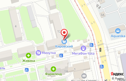 Киоск по продаже фастфудной продукции Гриль & Шаурма в Чкаловском районе на карте