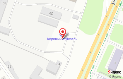 Автосалон Кириши на карте