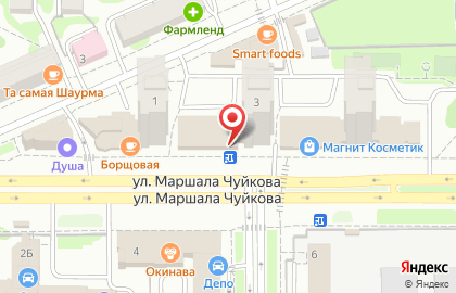 Аптека Оптима в Ново-Савиновском районе на карте