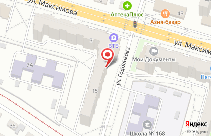 Парикмахерская на улице Годовикова, 15 на карте