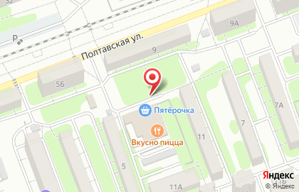 Магазин разливного пива Пивной стандарт на Полтавской улице на карте