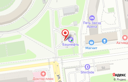 АЗС Башнефть на Советской улице на карте