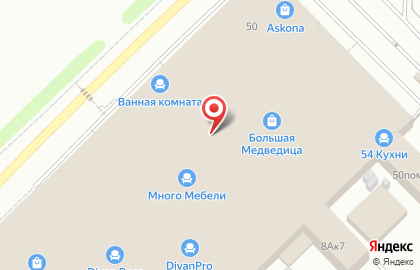 Салон мягкой мебели Формула дивана на Светлановской улице на карте