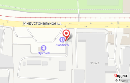Шиномонтажная мастерская 5 колесо в Калининском районе на карте