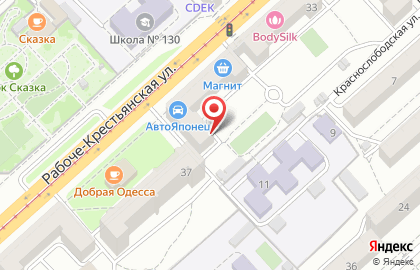 Волгоградский технический центр на Рабоче-Крестьянской улице на карте