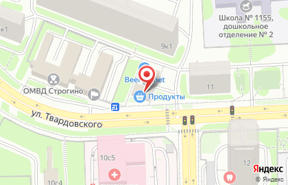 Продуктовый магазин, ООО Профит МК на карте