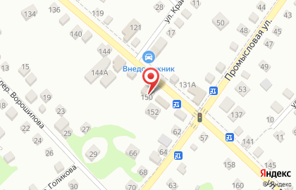 Магазин бытовой техники Пульсар, магазин бытовой техники на улице Ворошилова на карте