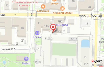 Сибирский теннисный центр на карте