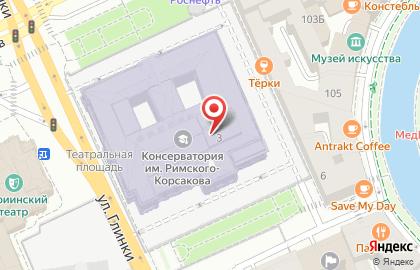 Роспечать, Адмиралтейский район на Театральной площади на карте