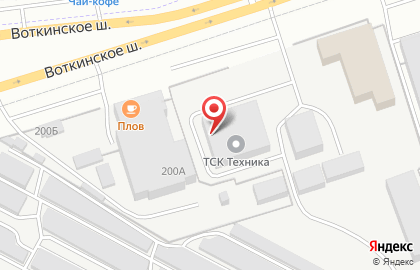 Торговый дом ИжСнабТорг на Воткинском шоссе на карте