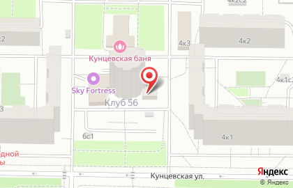 Спортивная секция в Москве на карте