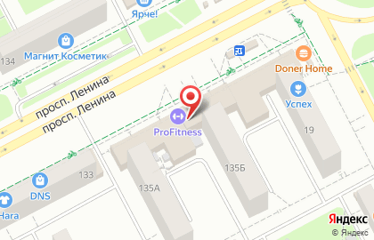 Клуб бокса Лис на проспекте Ленина на карте
