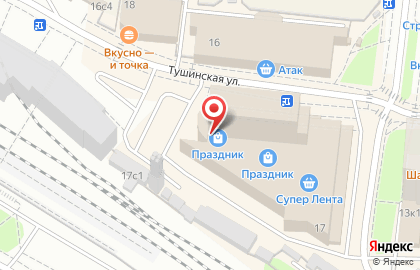 Салон связи МТС на Тушинской улице, 17 на карте