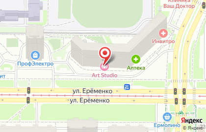 ОАО КБ Центр-инвест на улице Еременко на карте