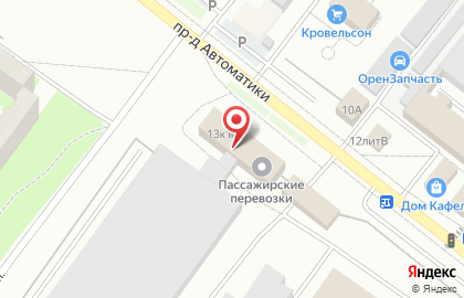 Центр технического осмотра и страхования Импульс-Авто в проезде Автоматики на карте