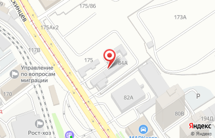 Компания Кортеж в Железнодорожном районе на карте