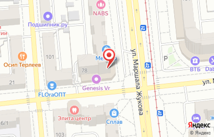 Компания Арго на улице Маршала Жукова на карте
