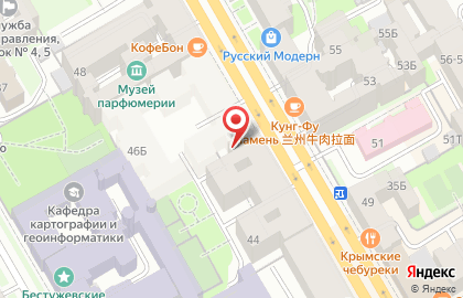 Ресторан Корс в Василеостровском районе на карте