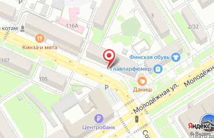 Магазин молочной продукции Белый замок на Социалистическом проспекте на карте