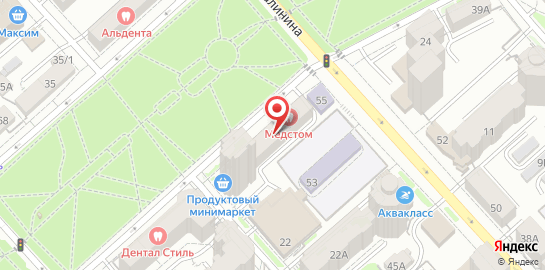 Стоматологический центр МедстоМ на карте