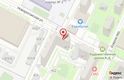 Мой семейный центр Семья на Новорогожской улице на карте