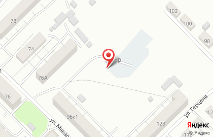 Автостоянка в Кургане на карте