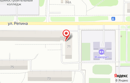 PRO-mo-site на улице Репина на карте