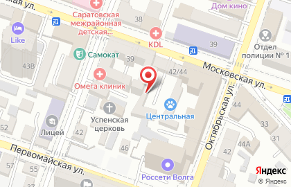 Автошкола Мастер Люкс на Московской улице на карте