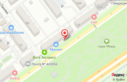 Жигули на Московском шоссе на карте