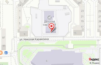Детский сад №136 в Московском районе на карте
