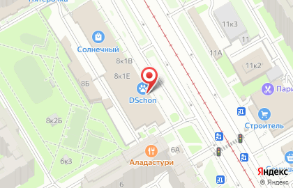 Универмаг одежды Ценопад в ТЦ Солнечный на карте