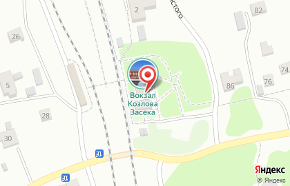 Музейно-вокзальный комплекс Козлова засека на карте