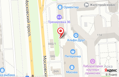 Центр обеспечения безопасности на Московском проспекте на карте